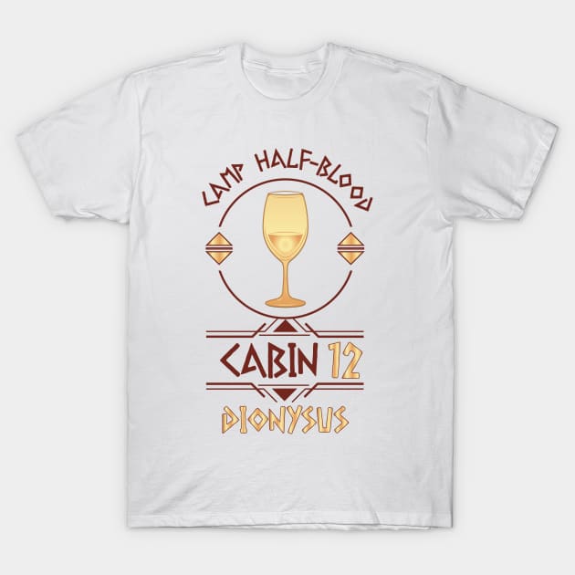 Cabin #12 in Camp Half Blood, Child of Dionysus – Percy Jackson inspired design T-Shirt by NxtArt